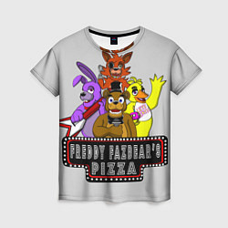 Футболка женская Freddy Fazbear’s FHAF, цвет: 3D-принт