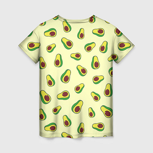 Женская футболка Авокадо Avocado / 3D-принт – фото 2