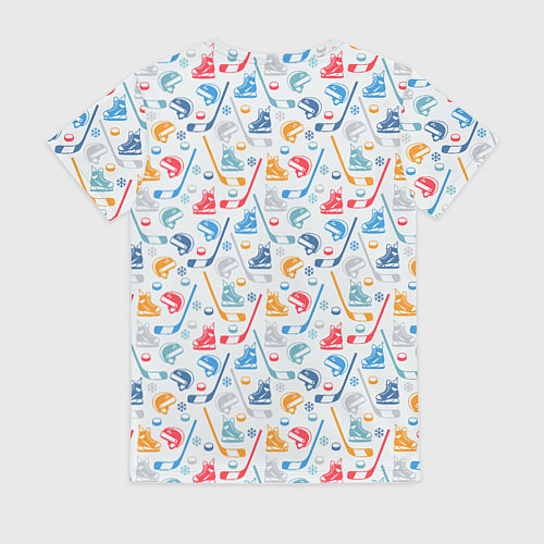 Женская футболка Хоккей / 3D-принт – фото 2