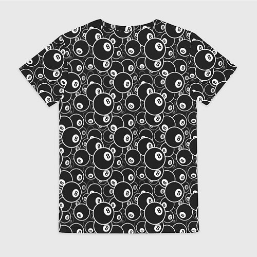 Женская футболка Пул-8 / 3D-принт – фото 2