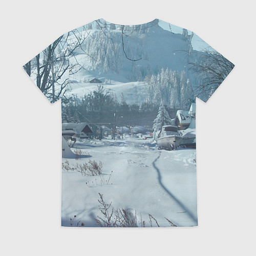 Женская футболка Элли в деревне / 3D-принт – фото 2