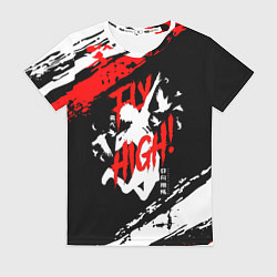Женская футболка FLY HIGH! Haikyu!!