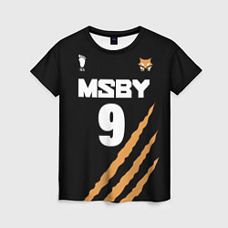 Женская футболка 9 MSBY BLACK JACKALS