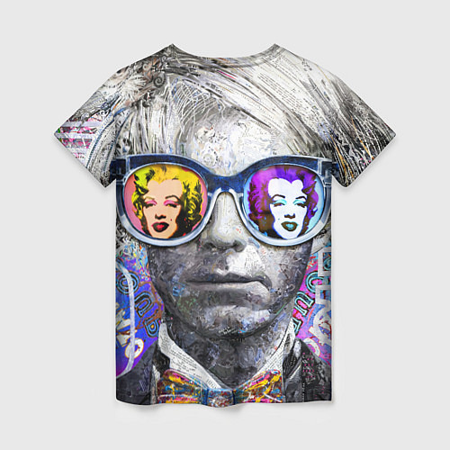 Женская футболка Andy Warhol Энди Уорхол / 3D-принт – фото 2