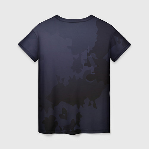 Женская футболка Черный клевер / 3D-принт – фото 2