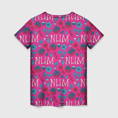 Женская футболка King Shark Num Num Num / 3D-принт – фото 2