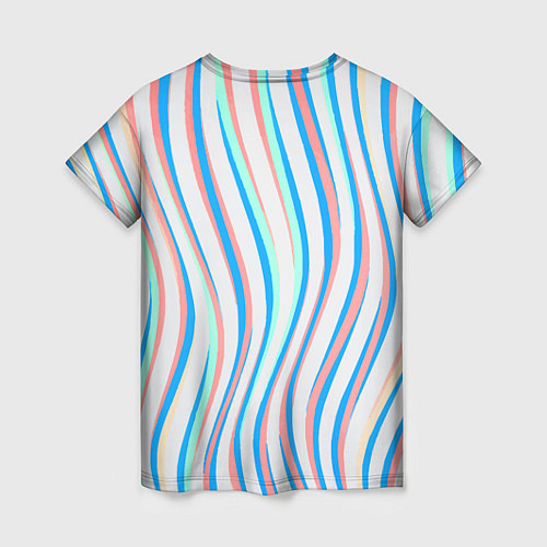 Женская футболка Морская Лагуна! / 3D-принт – фото 2