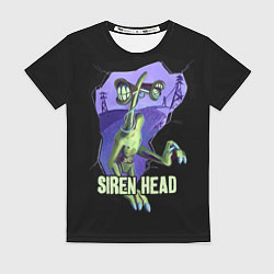 Женская футболка СИРЕНОГОЛОВЫЙ SIREN HEAD