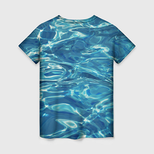 Женская футболка Чистая вода / 3D-принт – фото 2