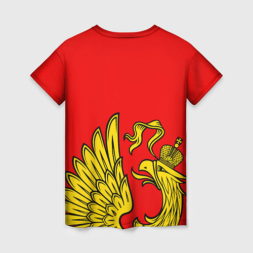 Женская футболка Двуглавый орел Россия орел / 3D-принт – фото 2