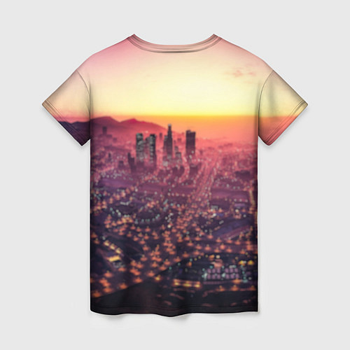 Женская футболка GTA V TEAM FOREVER AND EVER / 3D-принт – фото 2