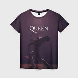 Футболка женская Freddie Mercury Queen Z, цвет: 3D-принт
