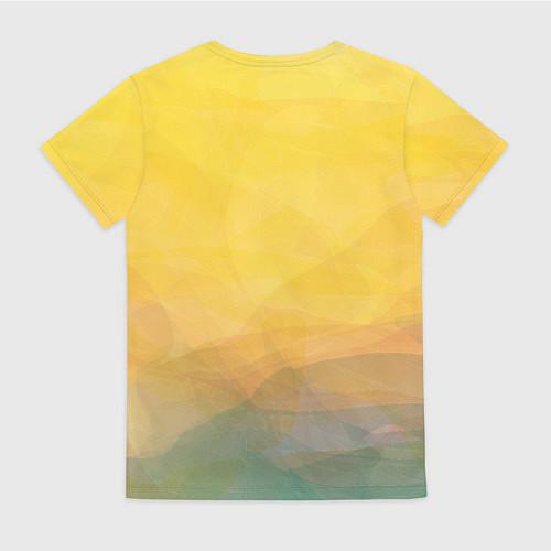 Женская футболка Смайлик / 3D-принт – фото 2