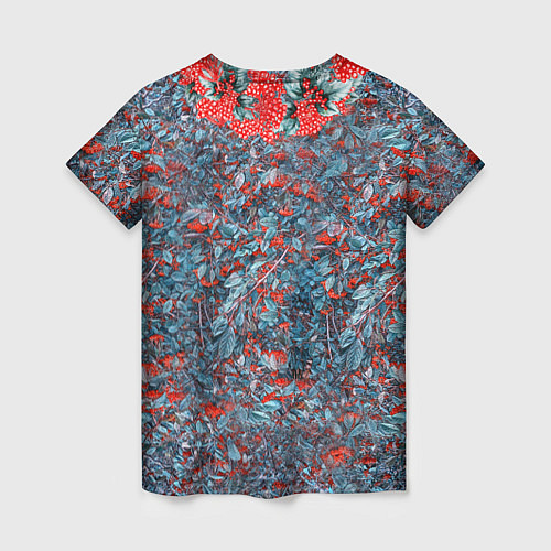 Женская футболка Калина да рябина / 3D-принт – фото 2