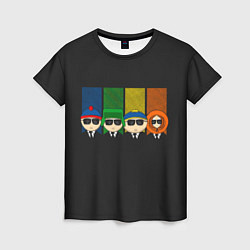 Женская футболка South park FBI
