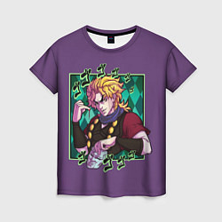 Футболка женская Dio Brando JoJo, цвет: 3D-принт