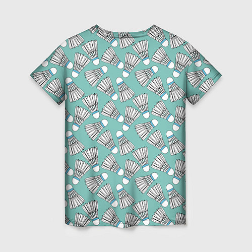 Женская футболка Воланы на ментоловом / 3D-принт – фото 2