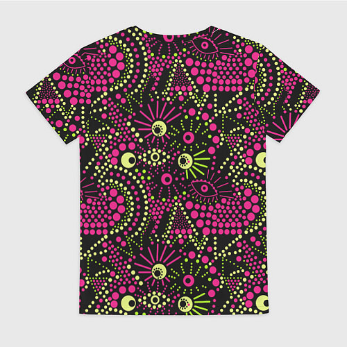 Женская футболка Модный абстрактный узор / 3D-принт – фото 2