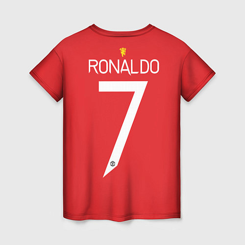 Женская футболка Ronaldo Manchester United / 3D-принт – фото 2