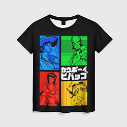 Футболка женская Ковбой Бибоп, цвет: 3D-принт