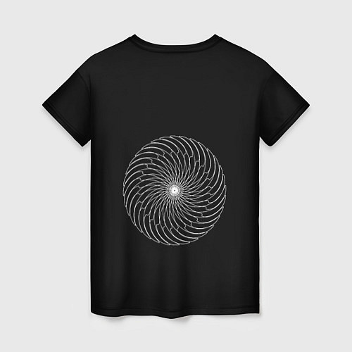 Женская футболка Абстрактный Круг / 3D-принт – фото 2