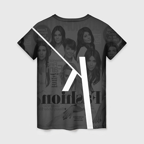 Женская футболка Семейство Кардашьян / 3D-принт – фото 2