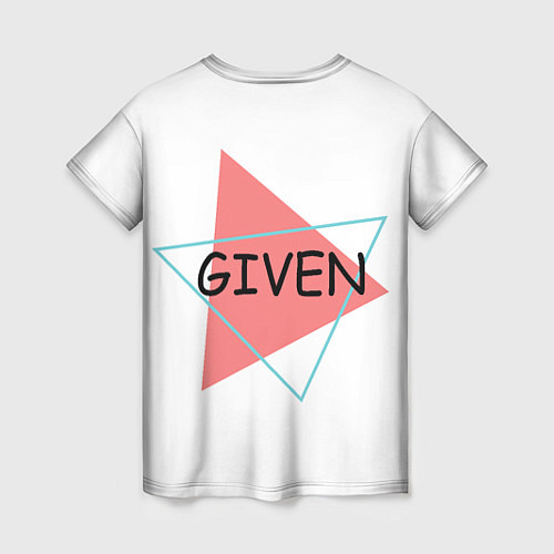 Женская футболка Мафую Сато с треугольниками / 3D-принт – фото 2