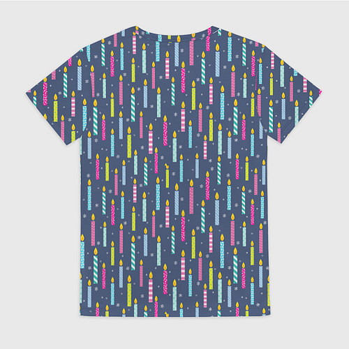 Женская футболка Свечи / 3D-принт – фото 2