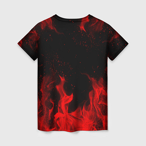 Женская футболка BON JOVI HAVE A NICE DAY FIRE ОГОНЬ / 3D-принт – фото 2