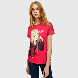 Футболка женская Kawai Rika Bleh, цвет: 3D-принт — фото 2