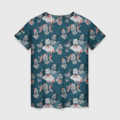 Женская футболка Живые Мертвецы / 3D-принт – фото 2