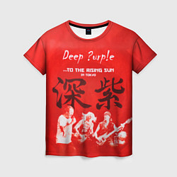 Футболка женская Deep Purple To The Rising Sun, цвет: 3D-принт
