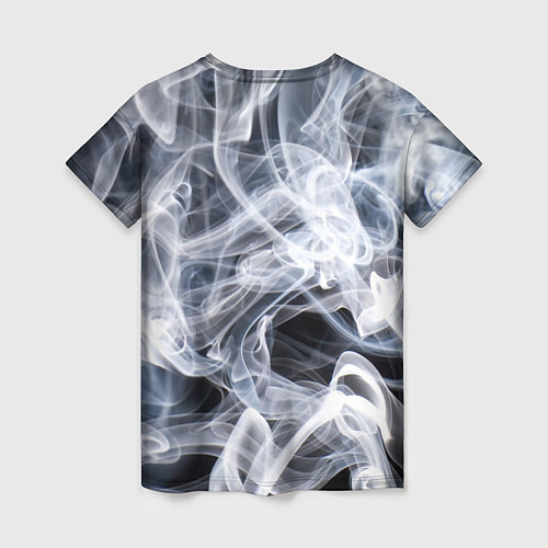 Женская футболка Графика дыма / 3D-принт – фото 2