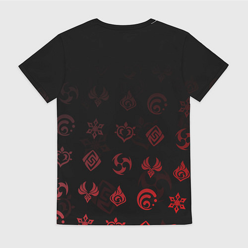 Женская футболка Ху Тао Genshin Impact / 3D-принт – фото 2