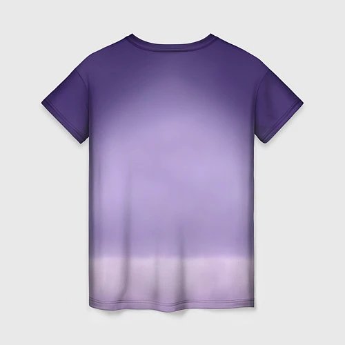 Женская футболка BTS Purple / 3D-принт – фото 2