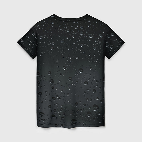 Женская футболка Ночной дождь / 3D-принт – фото 2