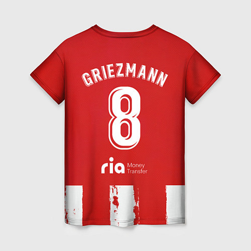 Женская футболка Гризман форма Атлетико Мадрид / 3D-принт – фото 2