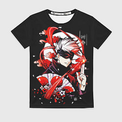 Женская футболка Сатору Годзё, Магическая битва