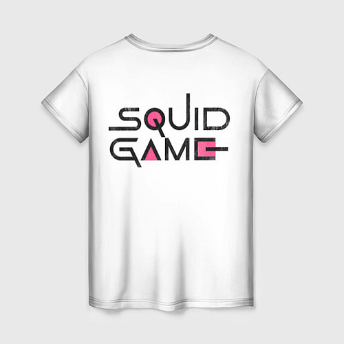 Женская футболка Игра в кальмара - Squid game / 3D-принт – фото 2