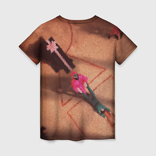 Женская футболка Стикерпак Игра в кальмара / 3D-принт – фото 2
