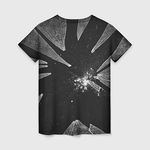 Женская футболка Геометри Даш осколки Geometry Dash / 3D-принт – фото 2