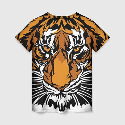Женская футболка Взгляд хозяина джунглей / 3D-принт – фото 2