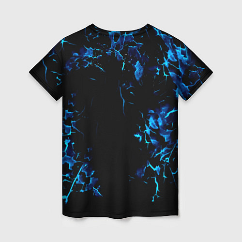 Женская футболка Аста - Чёрный Клевер / 3D-принт – фото 2