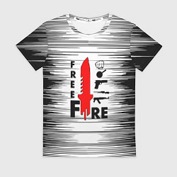 Женская футболка Free Fire Фри Фаер,