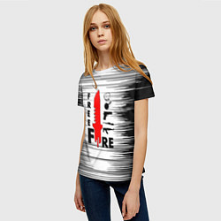 Футболка женская Free Fire Фри Фаер,, цвет: 3D-принт — фото 2