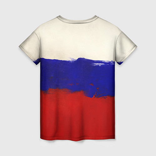 Женская футболка Российский футбол / 3D-принт – фото 2