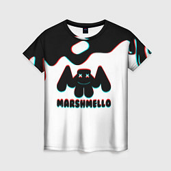 Футболка женская MARSHMELLO MELT: МАРШМЕЛЛО, цвет: 3D-принт