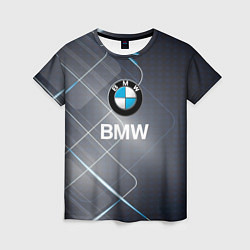 Футболка женская BMW Logo, цвет: 3D-принт