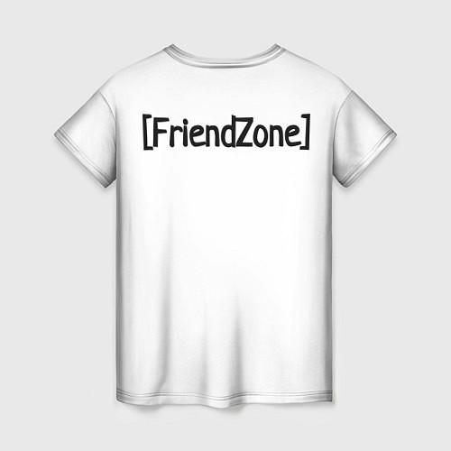 Женская футболка Лучший Друг FriendZone / 3D-принт – фото 2