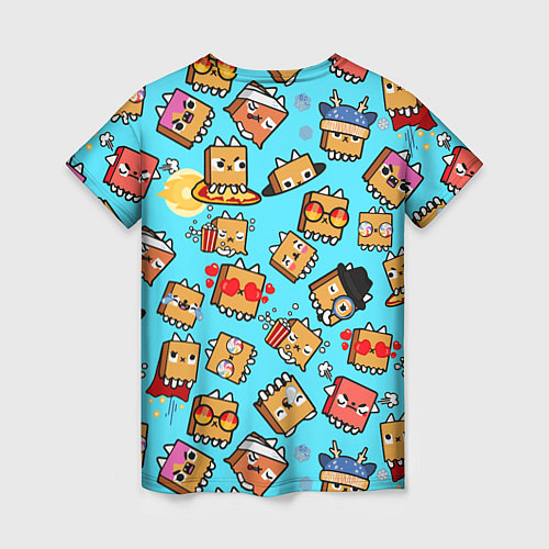 Женская футболка PAPER BAG CAT TOCA BOCA TOCA LIFE WORLD / 3D-принт – фото 2